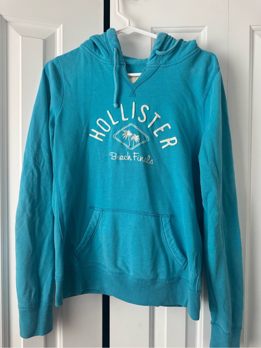 Hollister Teal Pullover Hoodie Sweatshirt - Women's